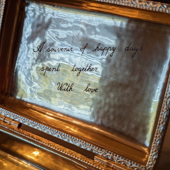 Fabrege Limoges Playing Card Box - Picture 4 of 4